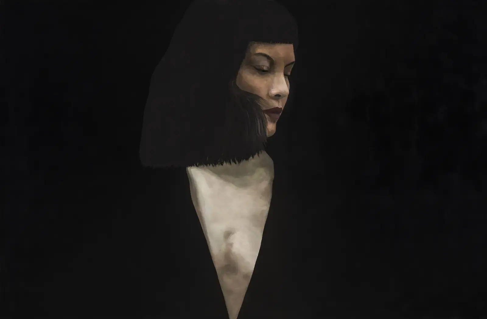Study 8, 2023 — Oil on board