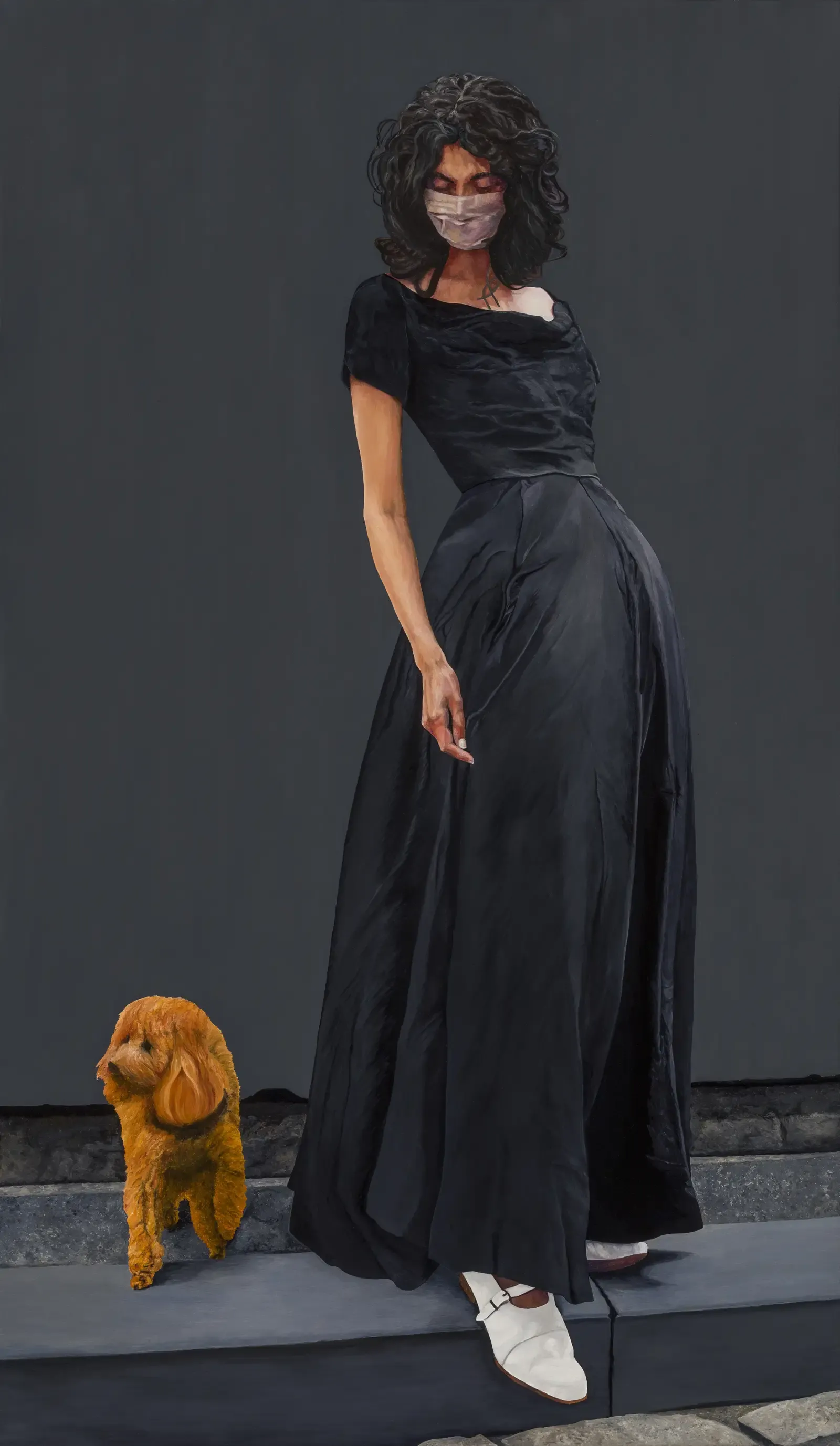 O Breath — Oil on board